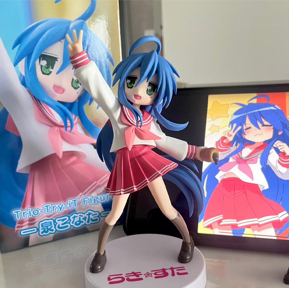 تمثال أنمي لاكي ستار إيزومي كو - مراجعة Good Smile Company Figma وسعره